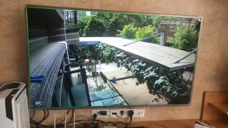 高空抛物摄像头高清录像画面